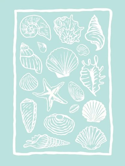 Girly Trendy Beach Scent Coastal Gallery Wall Art Set