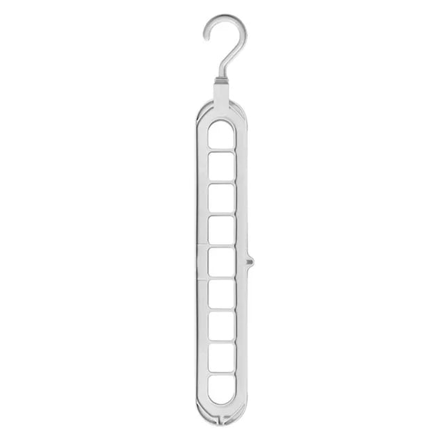 1/2pcs 9 Holes Clothes Coat Hanger Organizer Multi-port Support Drying Racks Plastic Cabinet Storage Rack Hangers for Clothes