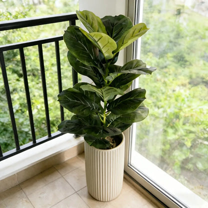 100CM Artificial Ficus Tree – Large Tropical Green Plant Decor