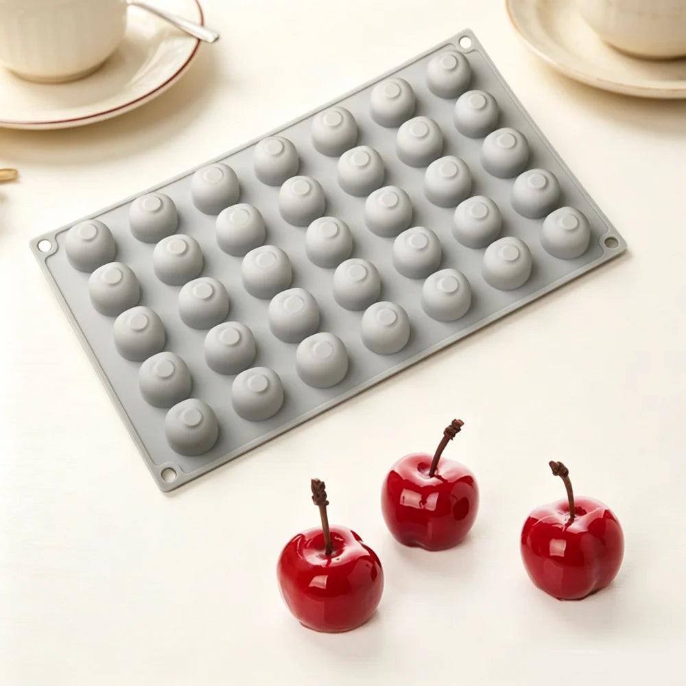 3D Cherry Silicone Dessert Mold