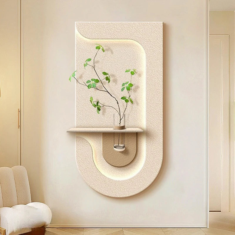Green Plant LED Wall Lamp for Entrance & Modern Home Decor