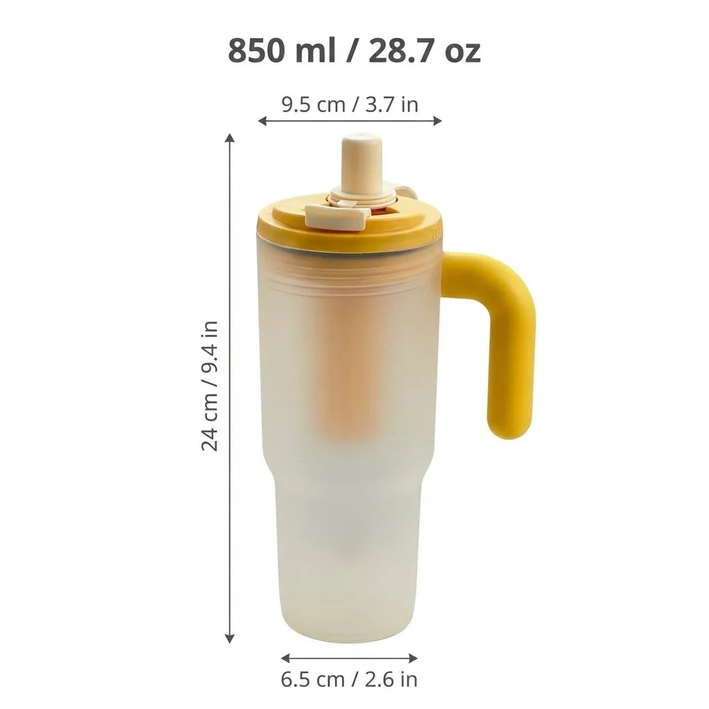 850ML Large Capacity Tumbler with Handle