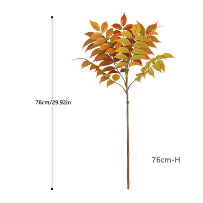 76-105-135cm/53.1in Artificial Ficus Tree Branch – Realistic Green Tropical Plant Decor