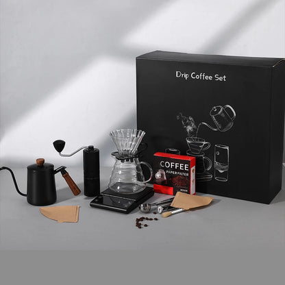 Manual Pour Over Coffee Grinder Set