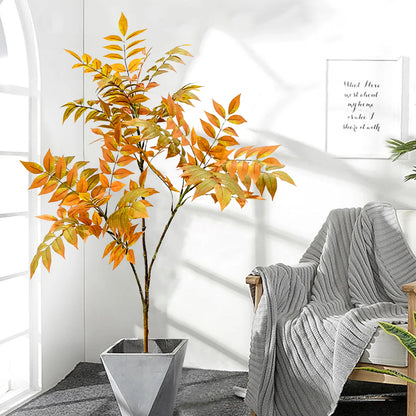 76-140cm (55.1 in)  Artificial Bamboo Tree Branch – Realistic Green Plant Decor