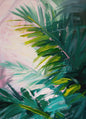 French Beach Vibes Canvas Print | Girly Tropical Wall Art