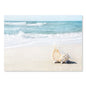 Ocean Beach Palm Tree Canvas Wall Art 🌴🌊🖼️