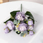 Premium Silk White Peony Artificial Flowers for Home Vase Decor