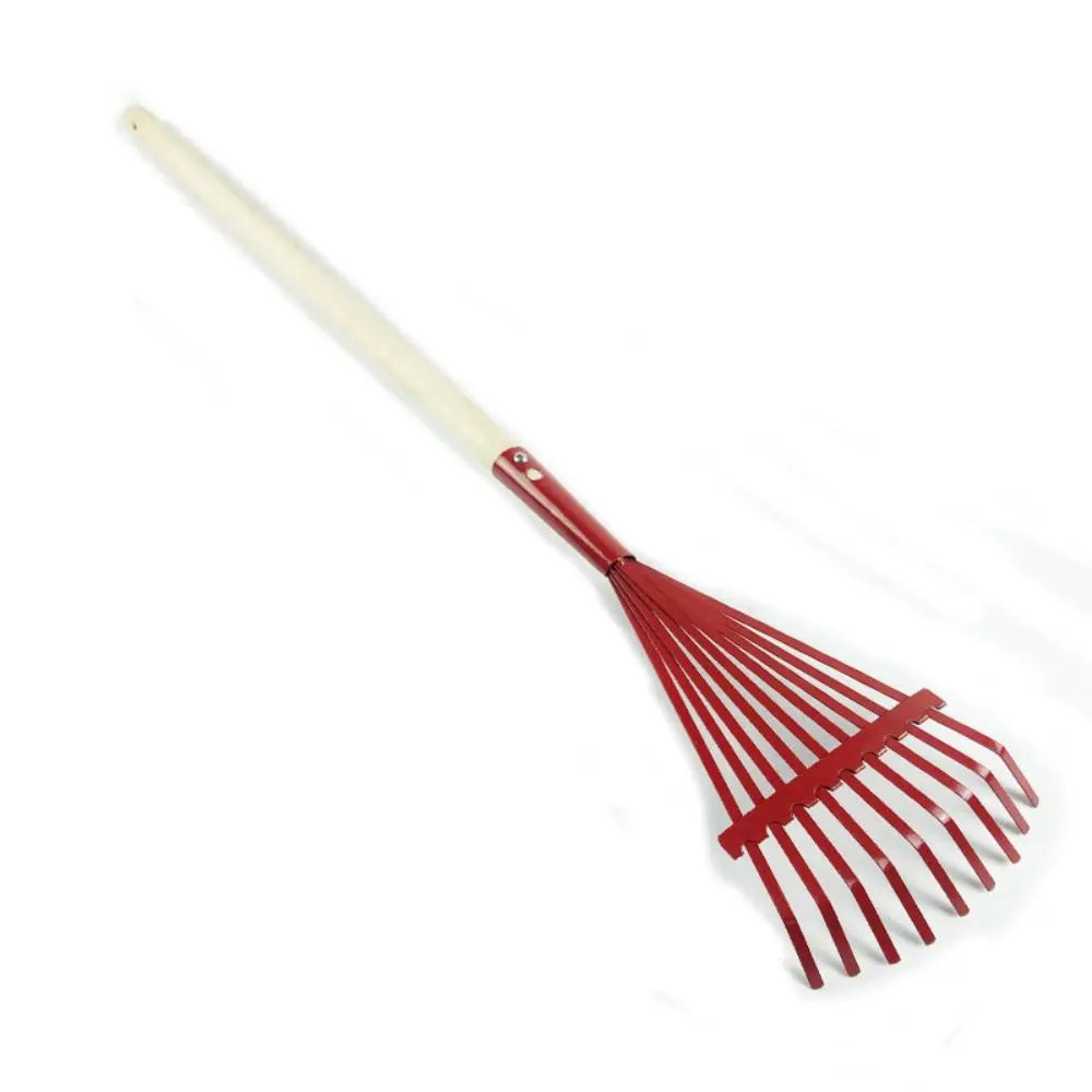 High-carbon Steel Rake Leaf Rake Fallen Leaves Rake Garden Lawn And Yard Metal Rake Farm equipment Tools