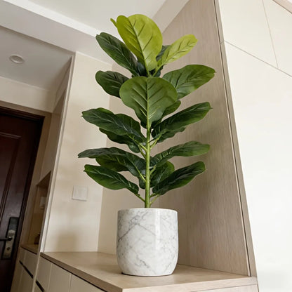 100CM Artificial Ficus Tree – Large Tropical Green Plant Decor