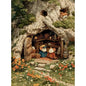 Retro Reading Mouse Canvas Wall Art 🐭📖🌿