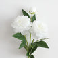 30-Inch Premium European Silk Peony Artificial Flower Bouquet