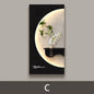 Modern Green Plant LED Wall Lamp for Entrance & Living Room Decor