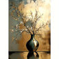 Retro Still Life Lemon & Olive Tree Frameless Canvas Poster