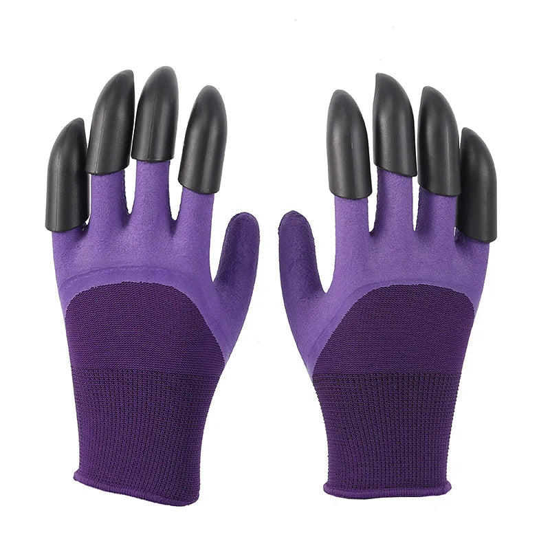Gardening Gloves With Claws Breathable Waterproof Working Digging Planting Sting-Resistant Non-slip Protective Home Latex Gloves