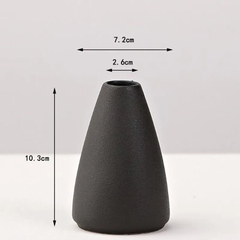 Black Porcelain Vase
