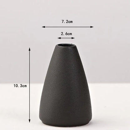 Black Porcelain Vase