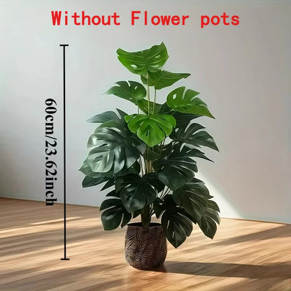 Premium Artificial Monstera Palm Tree for Home & Office Decor