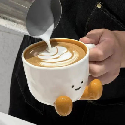 Cute Cartoon Couple Ceramic Mug ☕💕