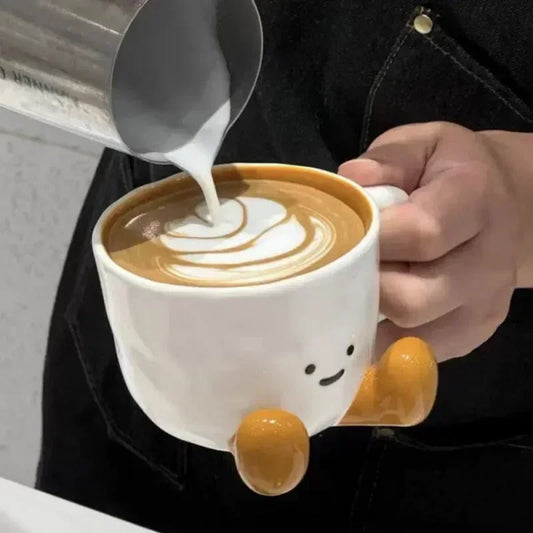 Cute Cartoon Couple Ceramic Mug ☕💕