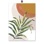 Modern Nordic Style Spring Green Plant Leaf Canvas Poster