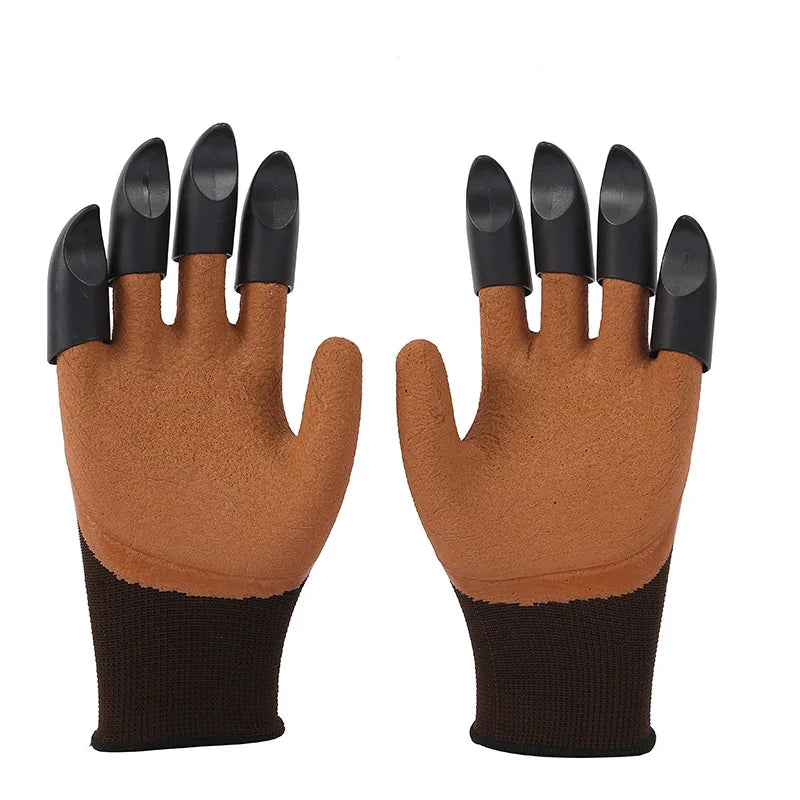 Gardening Gloves With Claws Breathable Waterproof Working Digging Planting Sting-Resistant Non-slip Protective Home Latex Gloves