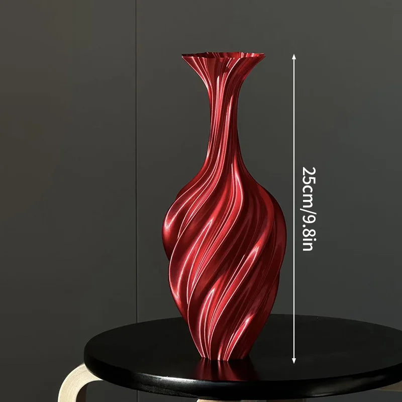 Modern Plastic Flower Vase – Aesthetic Home Decor