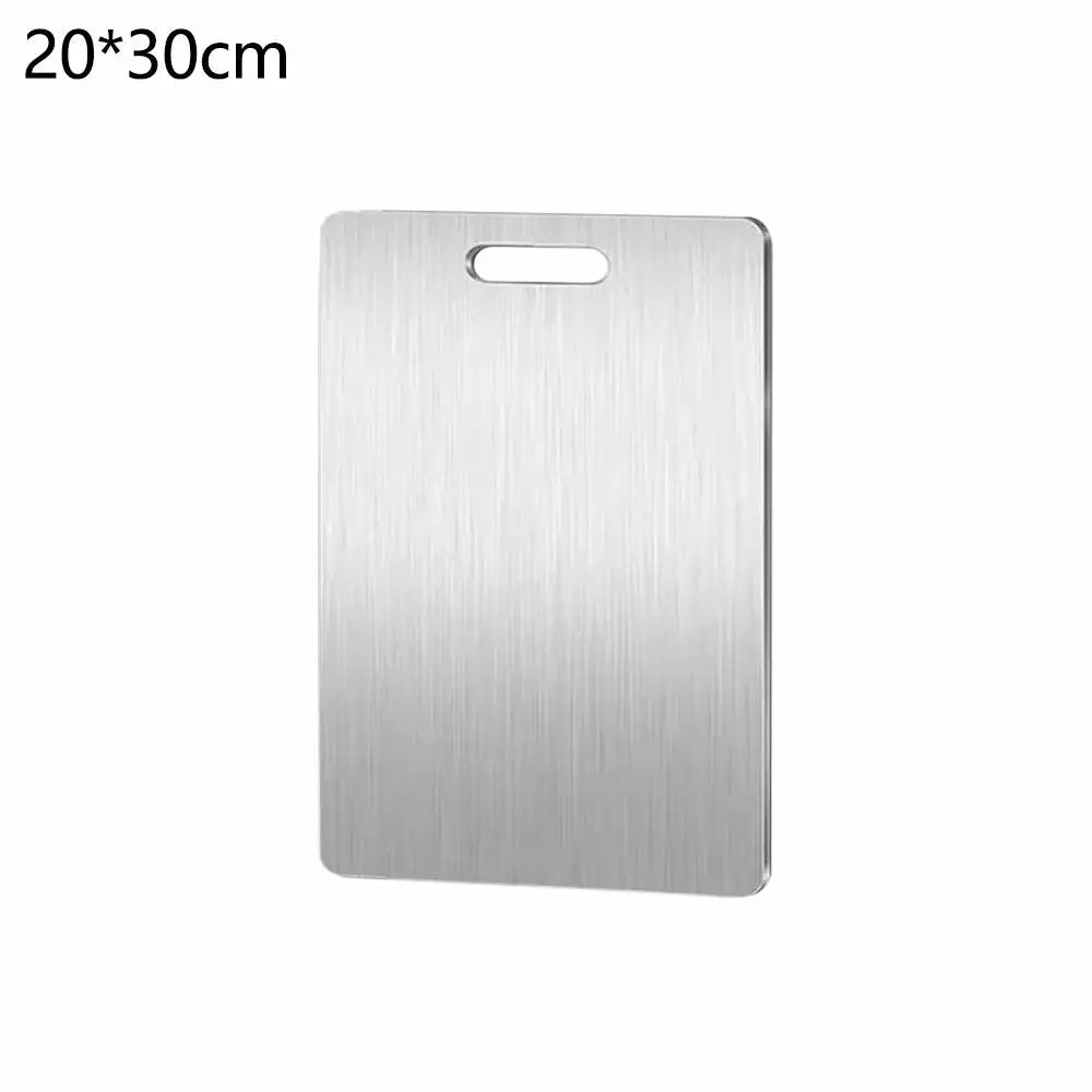 Double-Sided Stainless Steel Cutting Board