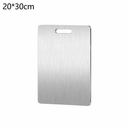 Double-Sided Stainless Steel Cutting Board
