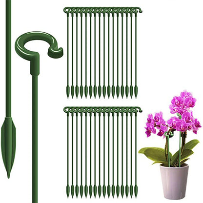 10pcs Gardening tools Plant potted flower fixed anti fall frame Shape support rod Reusable plant scaffold Bonsai fixing tool